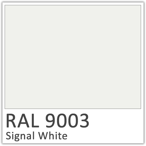 RAL 9003 Signal White non-slip Flowcoat